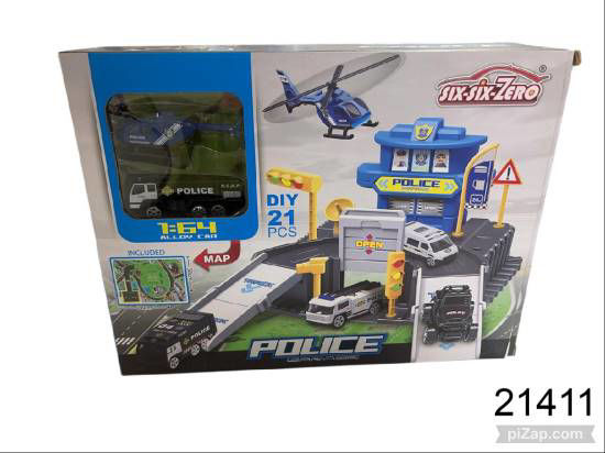 Imagen de ESTACION DE POLICIA 78X58CM 21 PIEZAS 4.26